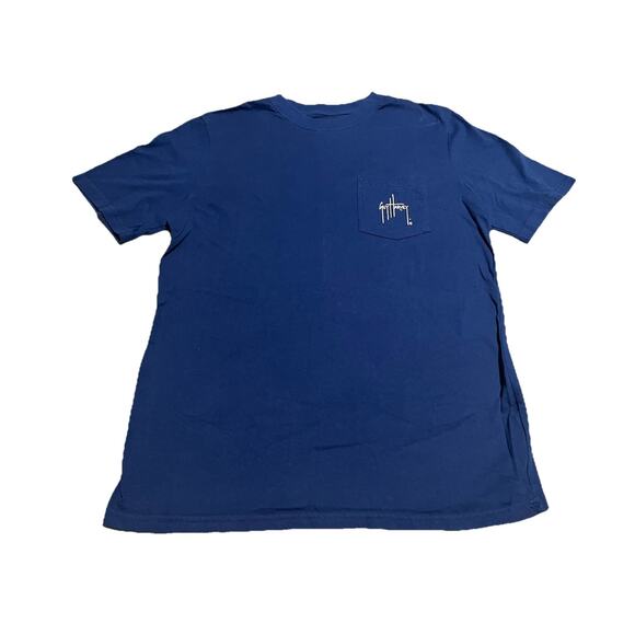 Guy Harvey Other - Men's Guy Harvey Bill Fish Collection Blue Graphic Short Sleeve Fishing Size M